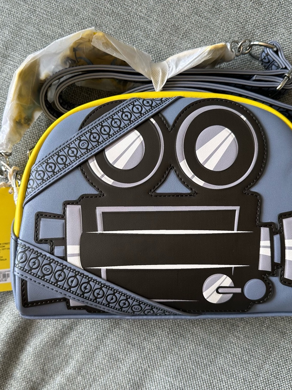 NWT Loungefly Minions && Monsters Camera Crossbody Bag
